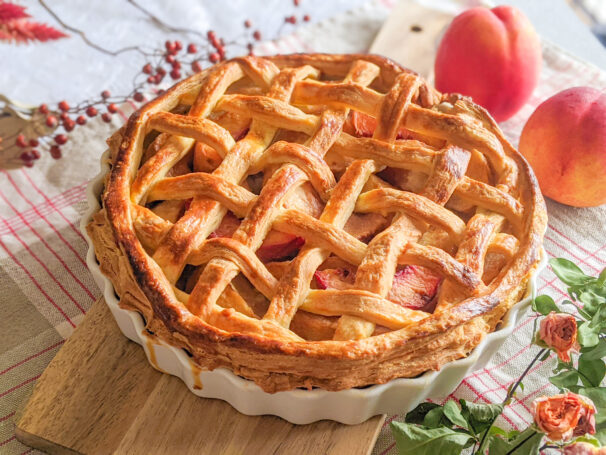 ジンジャーピーチパイのレシピ